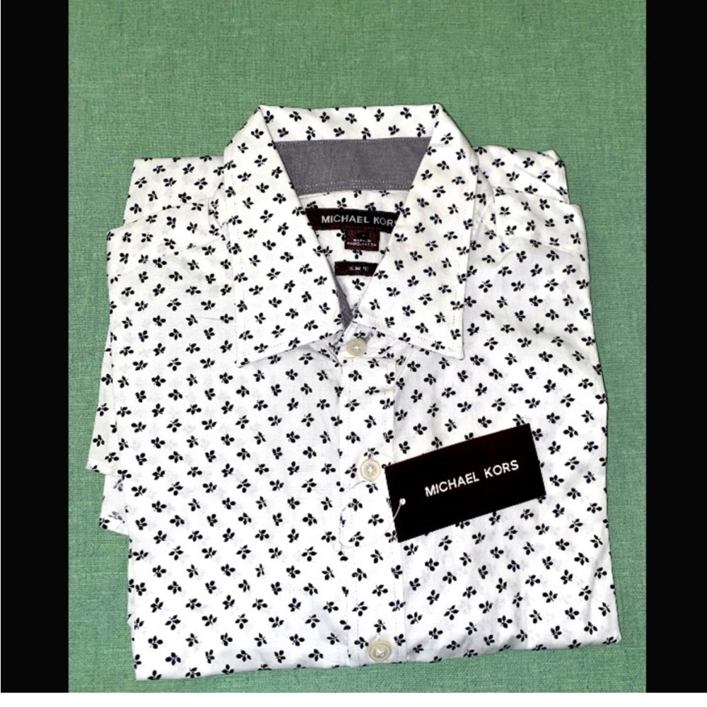 Men’s michael Kors NWT button down shirt